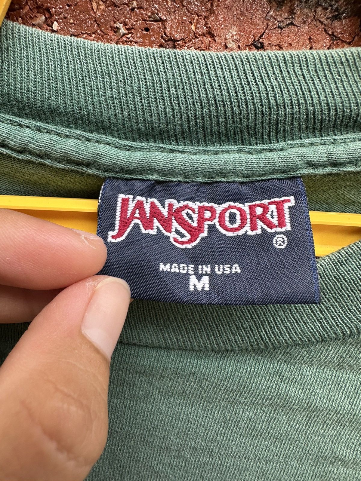 Jansport Vintage 90s JanSport Mountain Tour Faded Tee Size US M / EU 48-50 / 2 - 7 Thumbnail