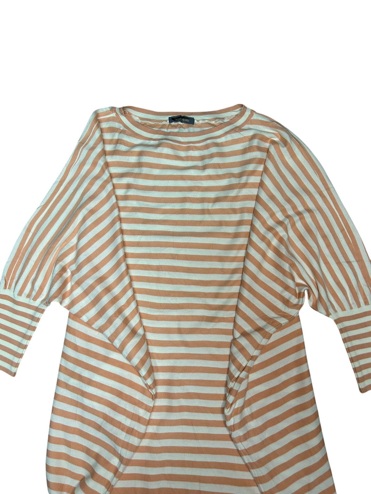 Issey Miyake S/S 86 Cuffed Stripe Dress Size M / US 6-8 / IT 42-44 - 3 Thumbnail