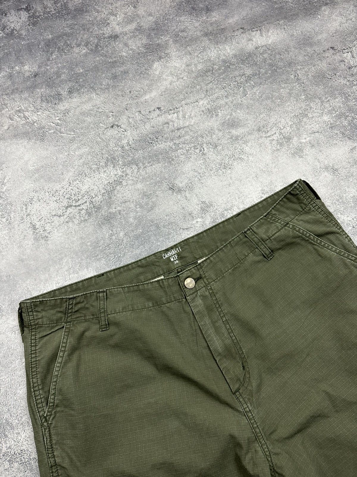 Carhartt Carhartt Vintage Green Cargo Shorts Workwear Y2K Logo Baggy Size US 38 / EU 54 - 8 Thumbnail
