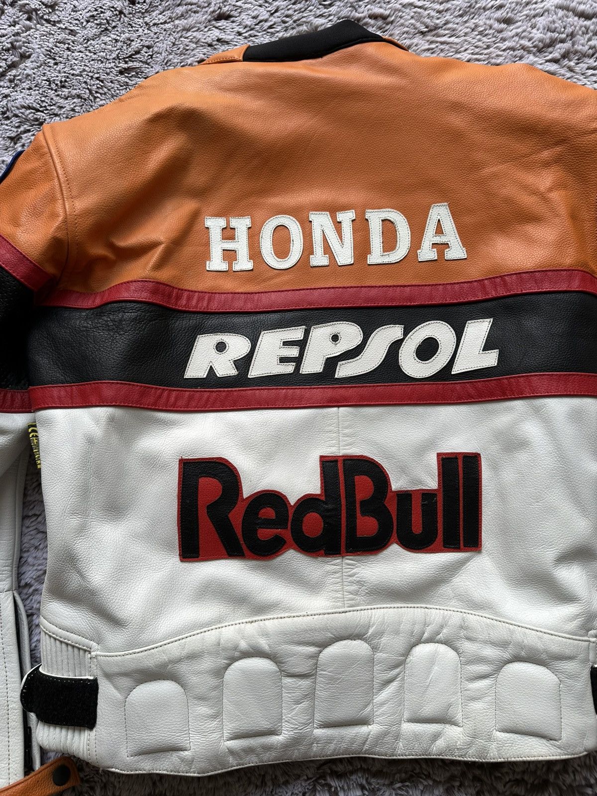 Red Bull Red Bull Honda Leather Jacket size 52 with tags Size US L / EU 52-54 / 3 - 17 Thumbnail