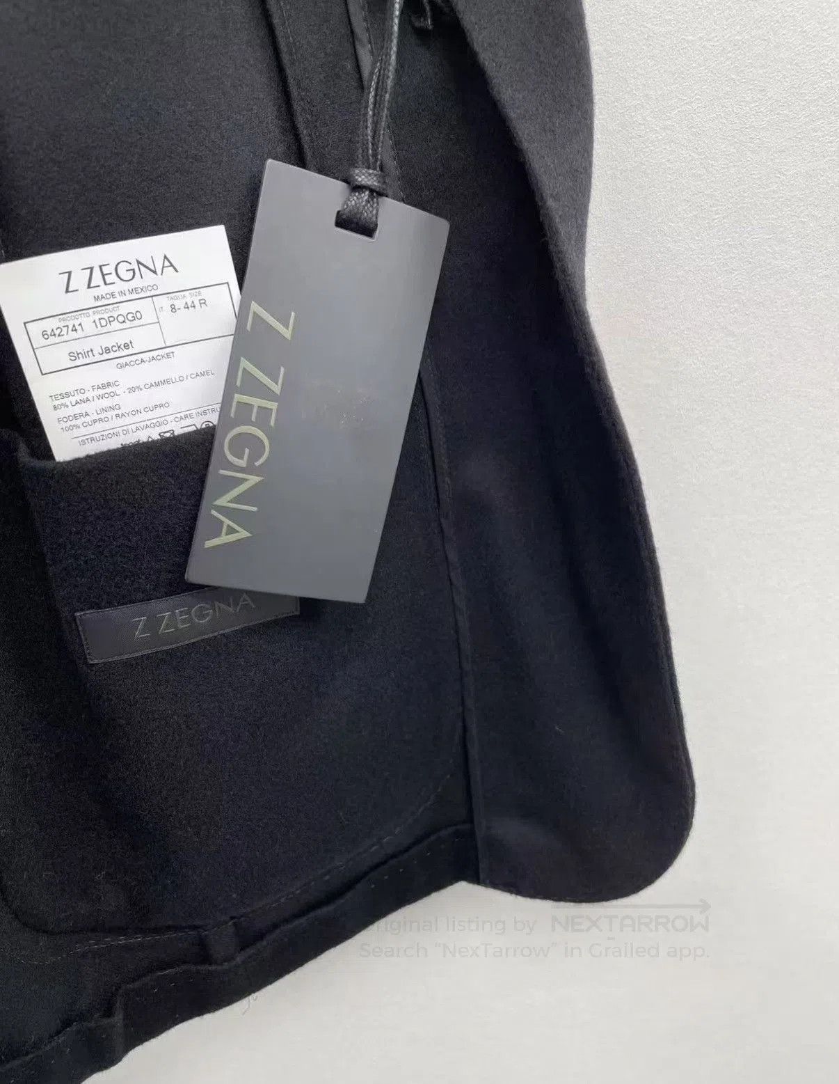 Z Zegna Black Lightweight Blazer - Size S. Size US S / EU 44-46 / 1 - 7 Thumbnail