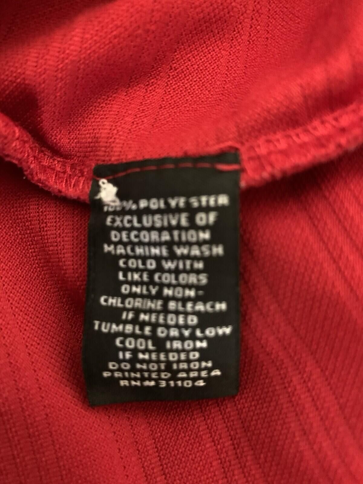 The Unbranded Brand 3XL Tall Short Sleeve Men's Red Polo Shirt Size US XXL / EU 58 / 5 - 6 Thumbnail