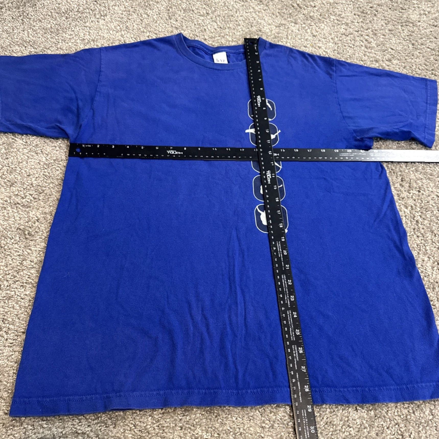 Gap VINTAGE 90s The GAP Snowboard Graphic Surf Skate Cyber Blue T-Shirt Large Size US L / EU 52-54 / 3 - 5 Thumbnail