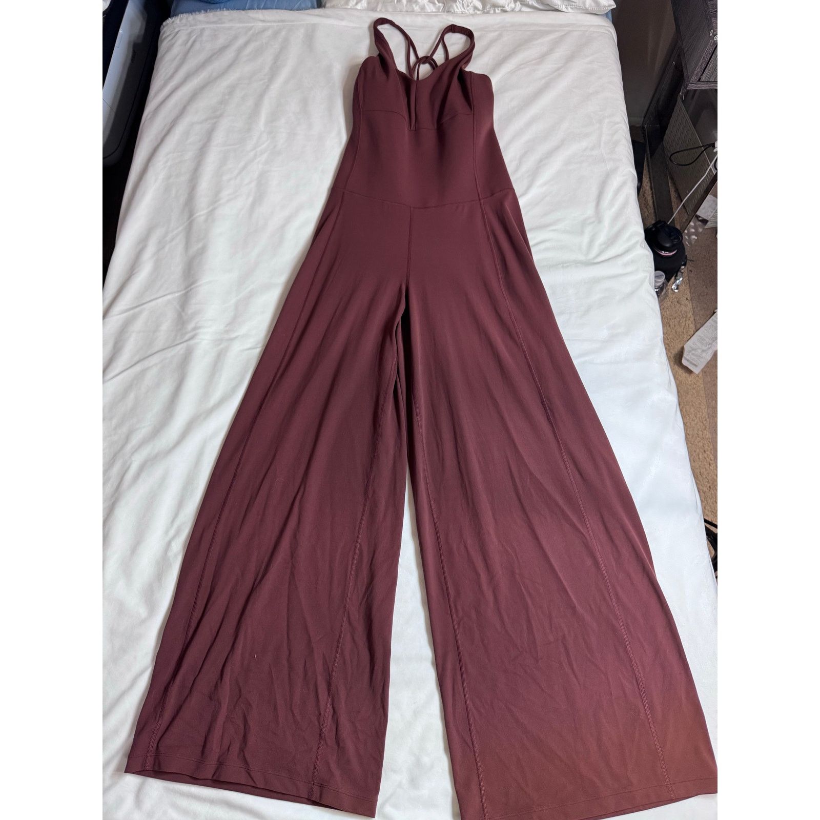 Athleta Athleta x Alicia Keys Transcend Bodysuit Dark Cherrywood Size S / US 4 / IT 40 - 1 Thumbnail