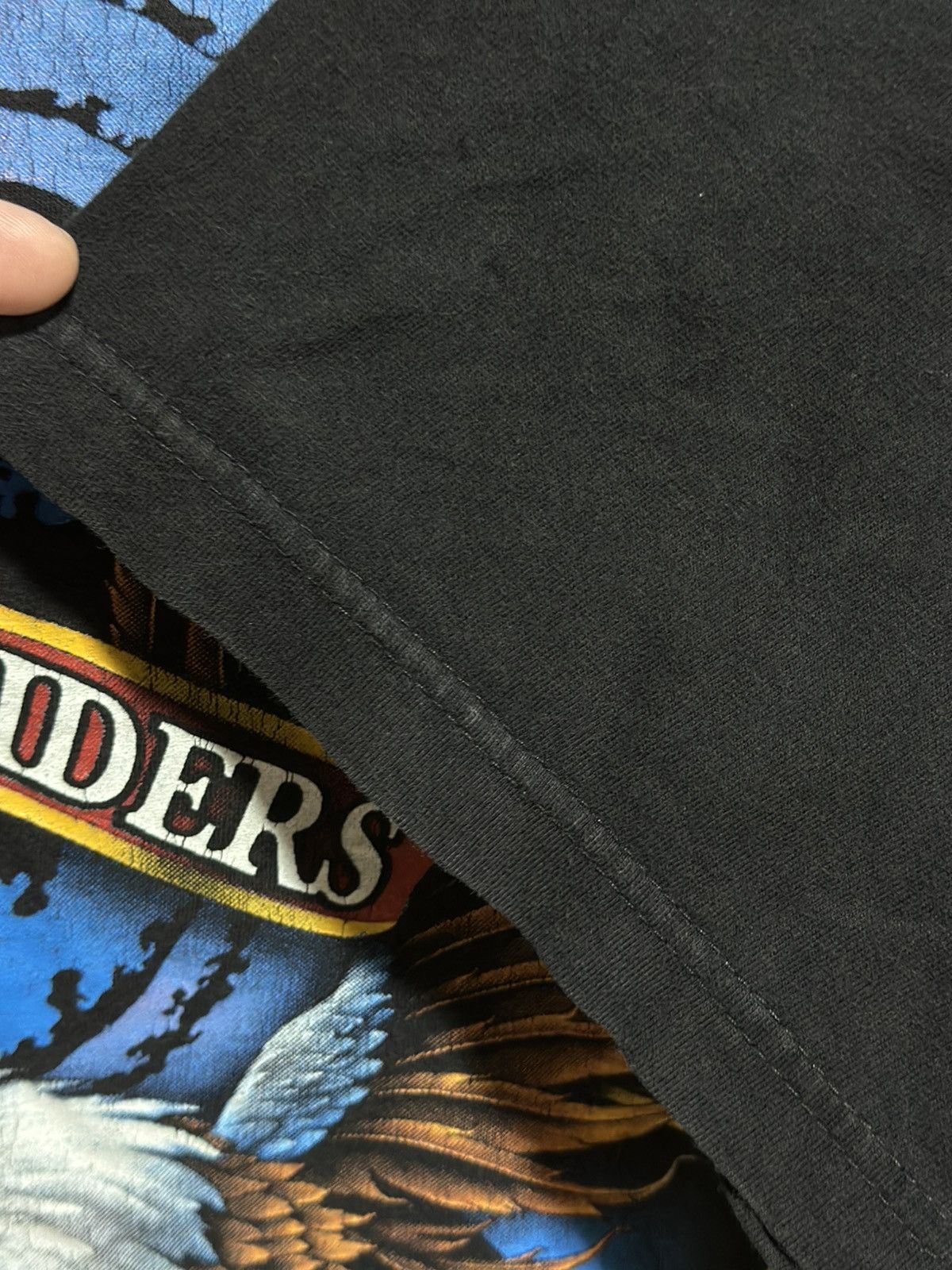 Vintage × West Coast Choppers Vintage Rock Eagle Proud Rider Biker Faded Tee Size US L / EU 52-54 / 3 - 4 Thumbnail