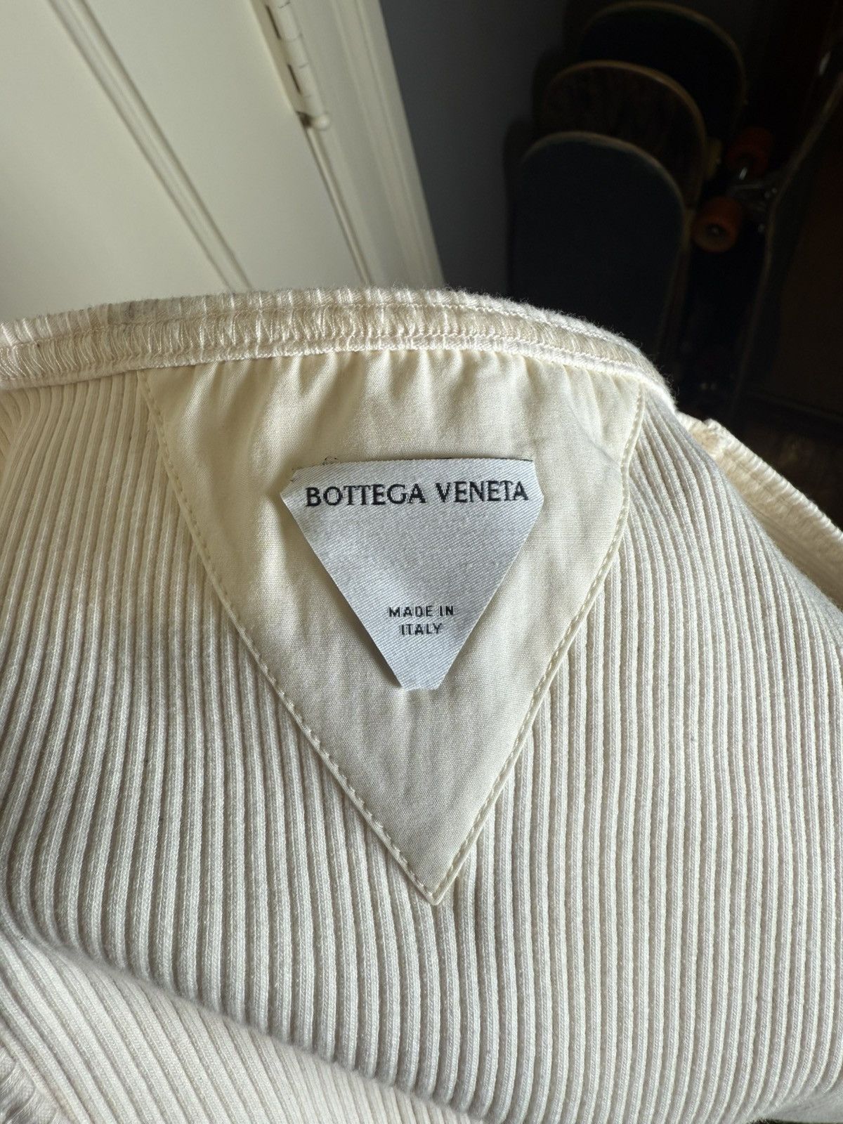 Bottega Veneta Bottega Veneta Ribbed mens tank in CHALK (ivory) Size US M / EU 48-50 / 2 - 3 Thumbnail
