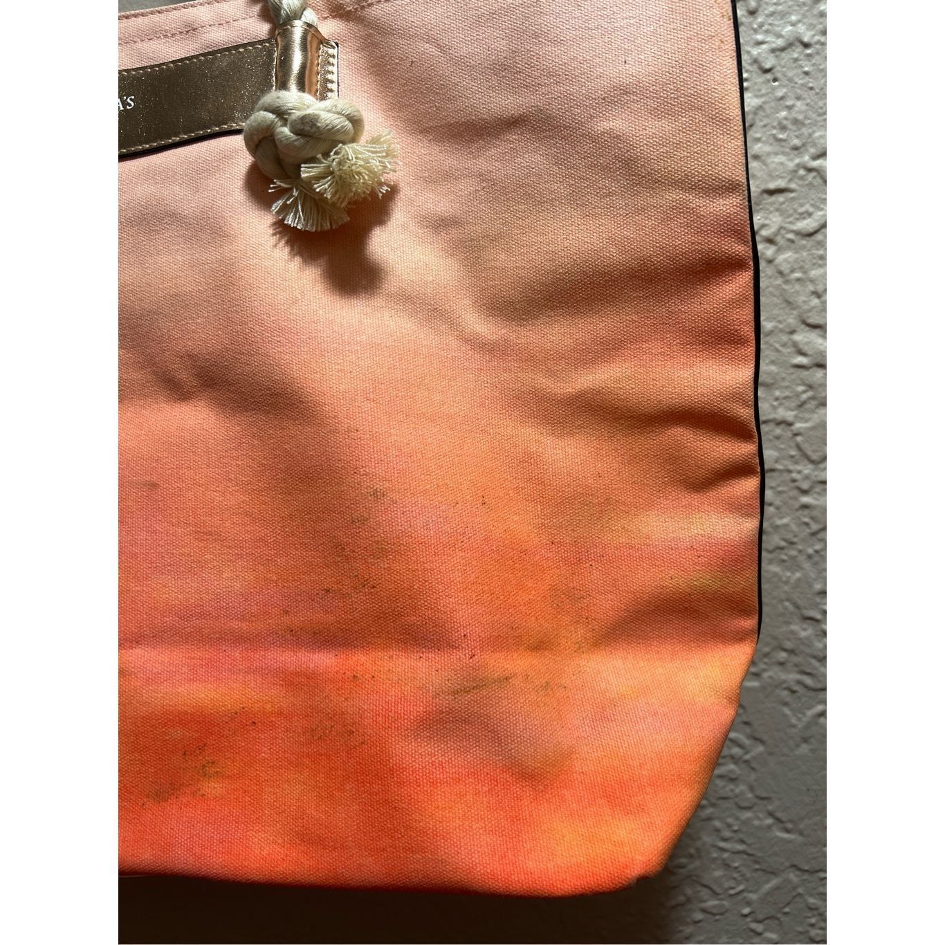 Victoria's Secret Victoria’s Secret Orange Ombré Tote Bag Preowned-Stains-Mark Size ONE SIZE - 2 Thumbnail