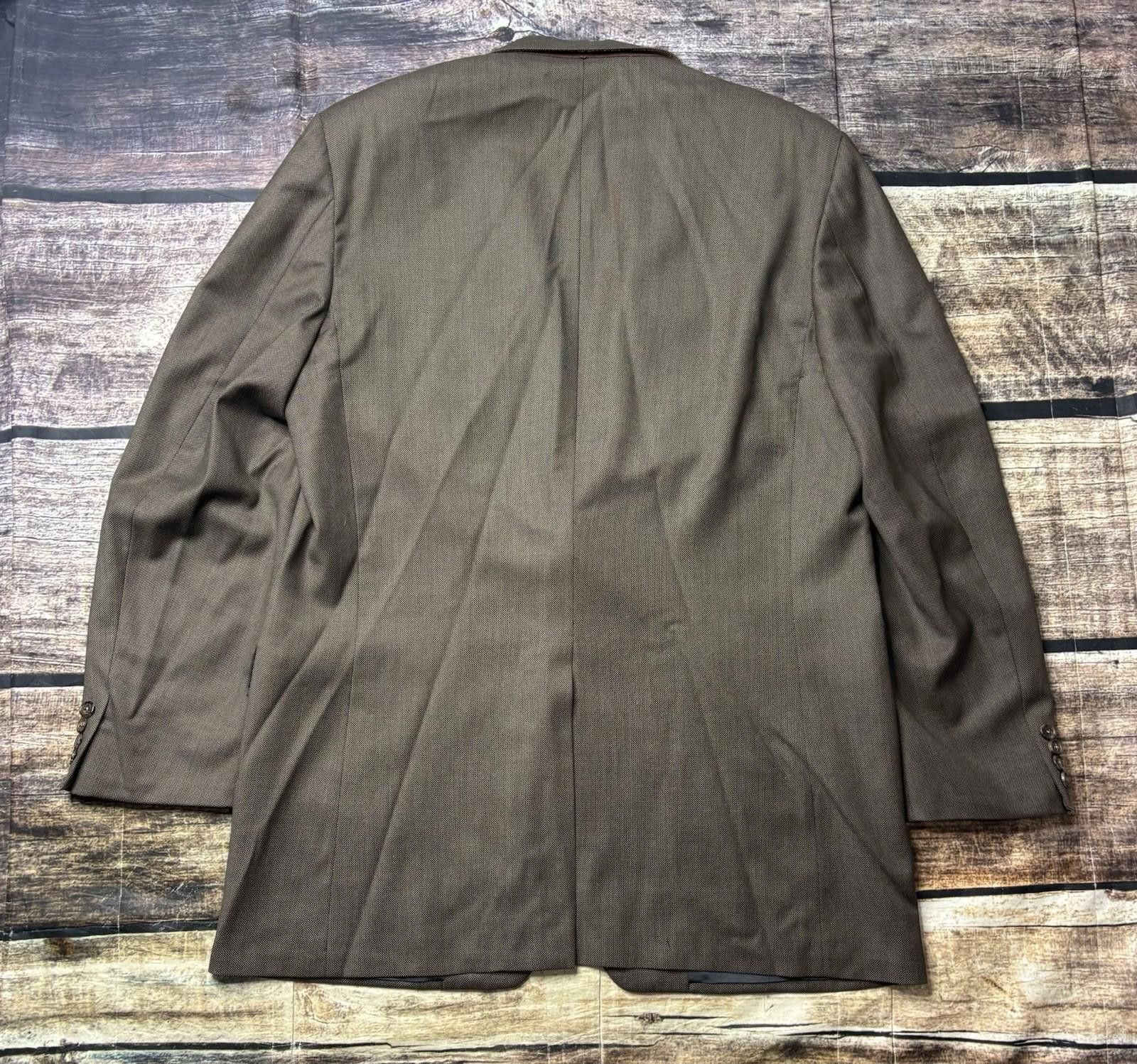 Hickey Freeman VTG Hickey Freeman Barneys New York Blazer Jacket Mens 46 Size 46R - 3 Thumbnail