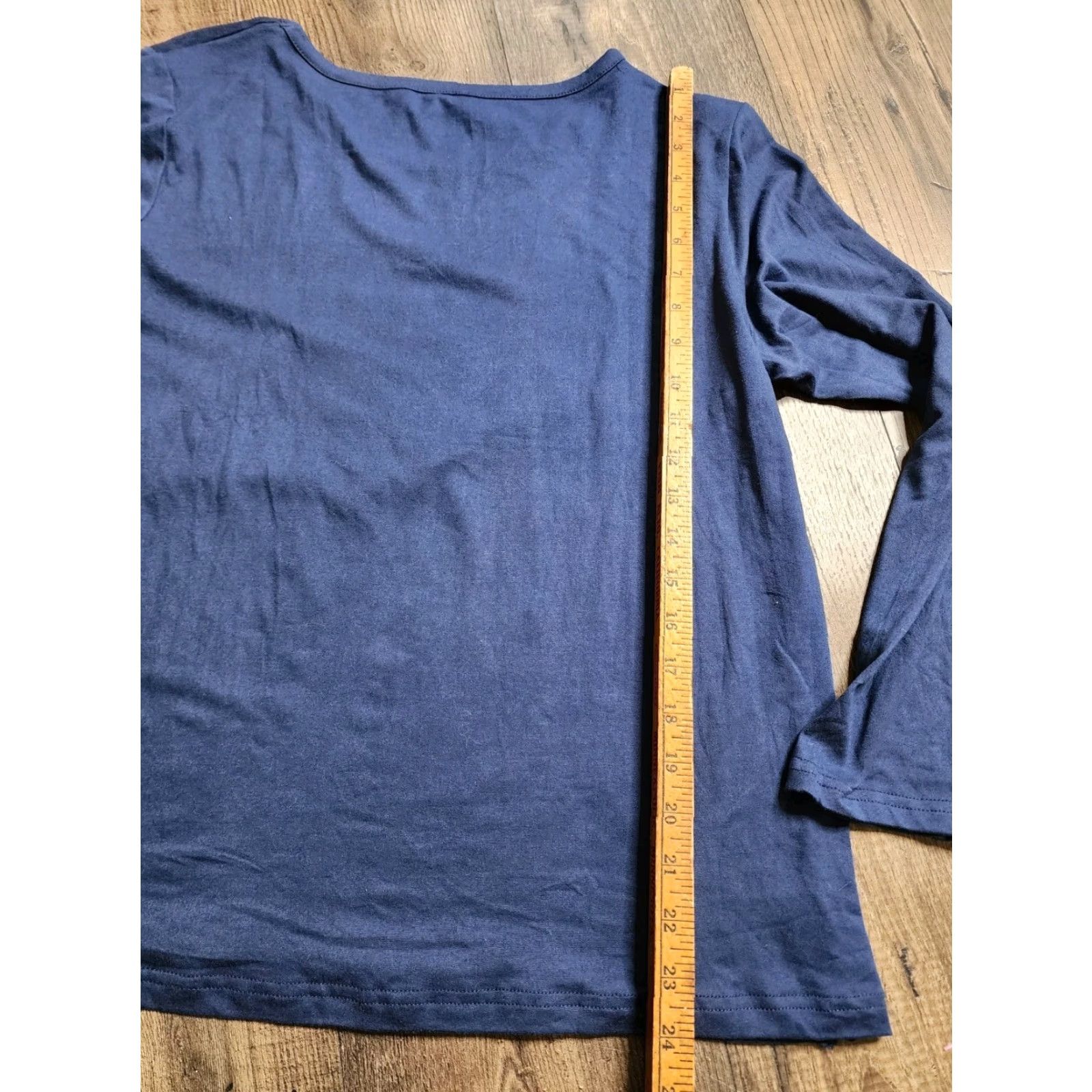 Life is Good Womens L Life Is Good Sleep T Shirt Halloween Long Sleeve Fall Pumpkin Dog Shirt Adult L Blue Women Size L / US 10 / IT 46 - 2 Thumbnail