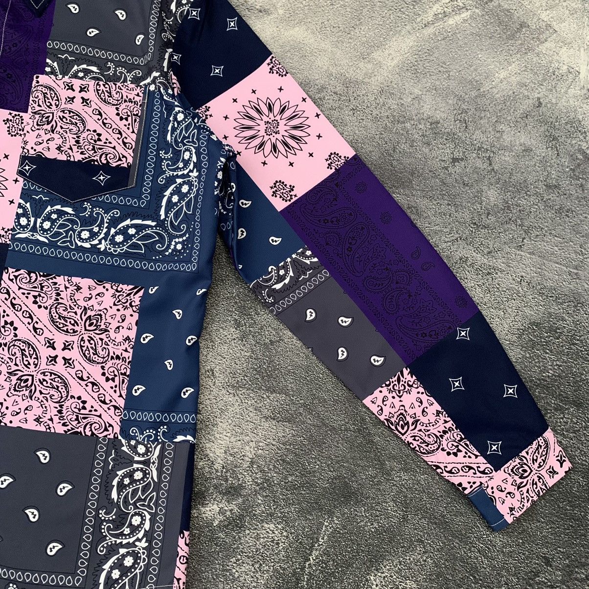 Japanese Brand × Kapital 🔥Like Kapital Shein Patchwork Paisley printed shirt Size US XL / EU 56 / 4 - 7 Thumbnail