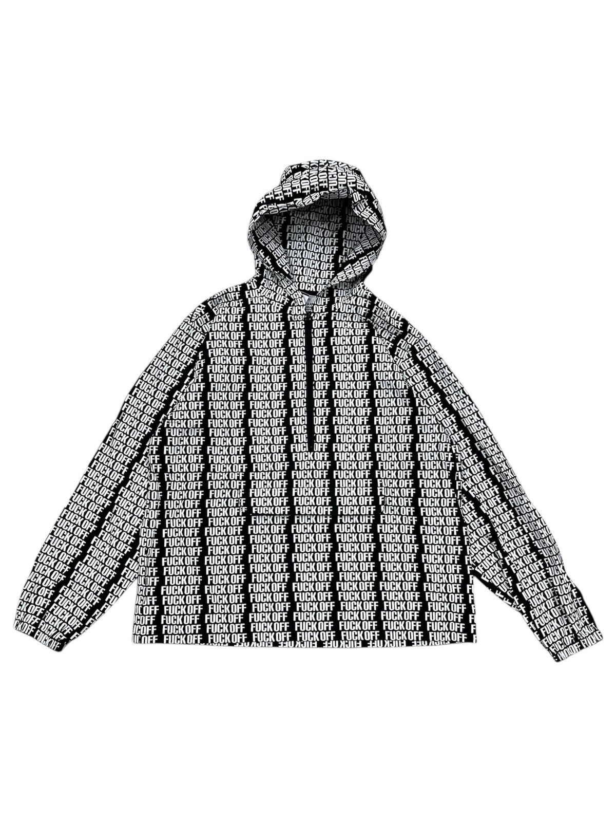 Japanese Brand Worldwide Bastard Fuck Off Script Fullprint Anorak Size US M / EU 48-50 / 2 - 1 Thumbnail