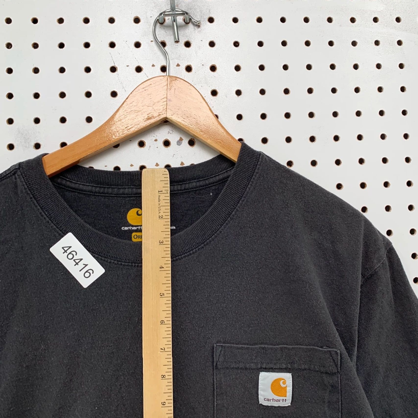 Carhartt Carhartt Pocket Shirt Mens M Black Crew Neck Short Sleeve T-Shirt Pockets Workwear 2020s Mens Size US M / EU 48-50 / 2 - 6 Thumbnail