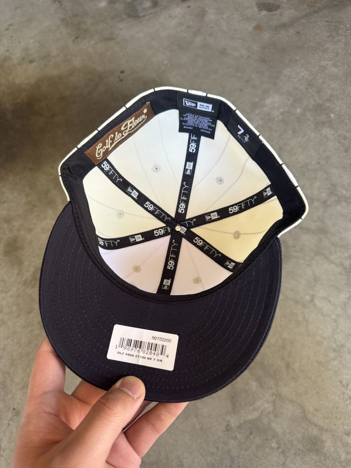 帽子 golf le fleur CAP 7 3/8 Golf le Fleur x New Era Striped F* 59FIFTY Fitted Hat - Size