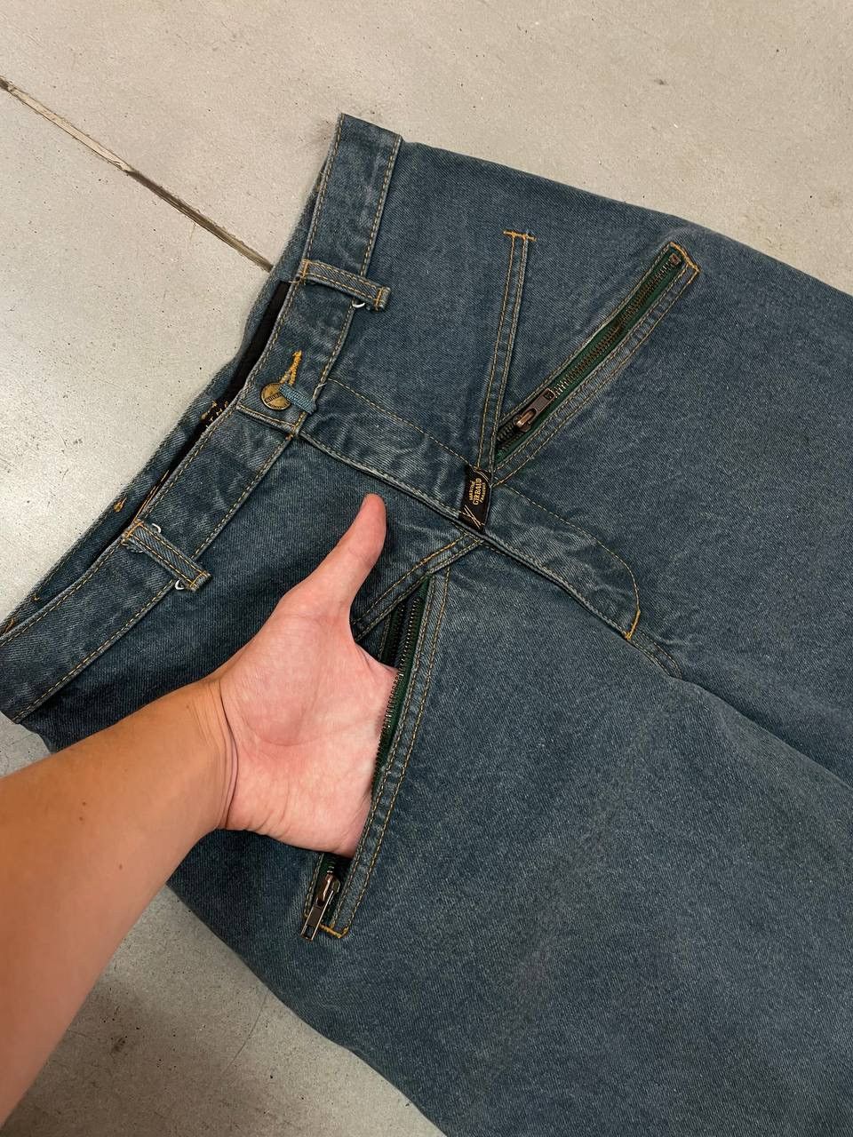Marithe + Francois Girbaud Asymmetrical Vintage Marithe Francois Girbaud Jeans Size US 31 - 5 Thumbnail