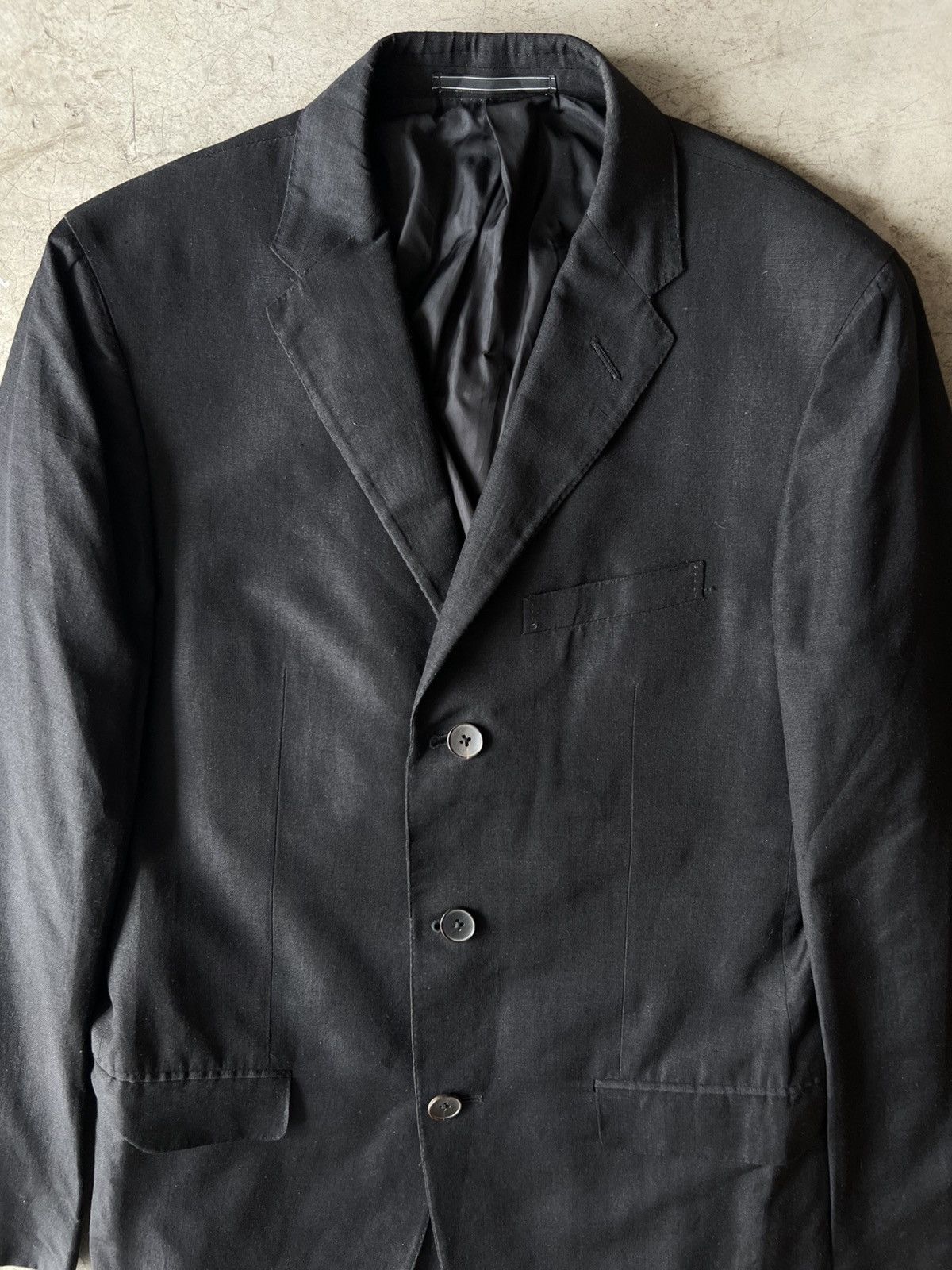 Gucci Gucci - Tom Ford - Linen Blazer Jacket Size 48R - 3 Thumbnail