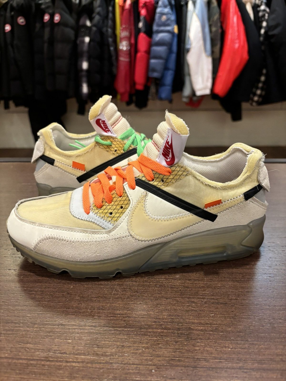 Off white air max 90 used best sale