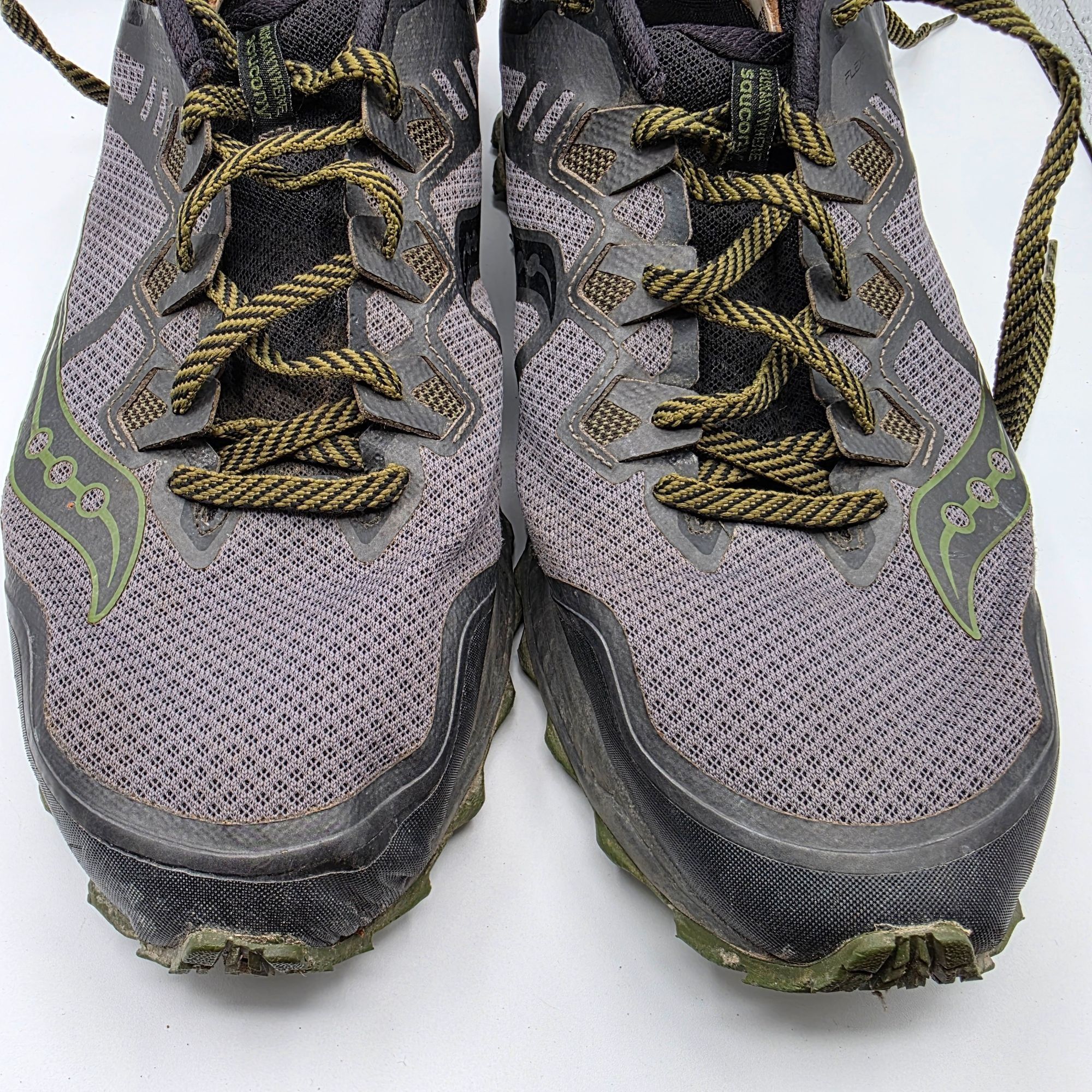 Saucony Saucony Peregrine 8 Mens Size 14 Black Green Hiking Shoes Ca Size US 14 / EU 47 - 10 Thumbnail