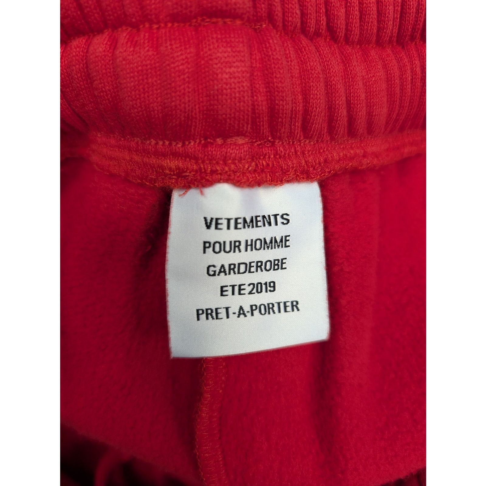 Vetements o1rshd1 Sweatpants / Joggers in Red Size US 30 / EU 46 - 13 Thumbnail