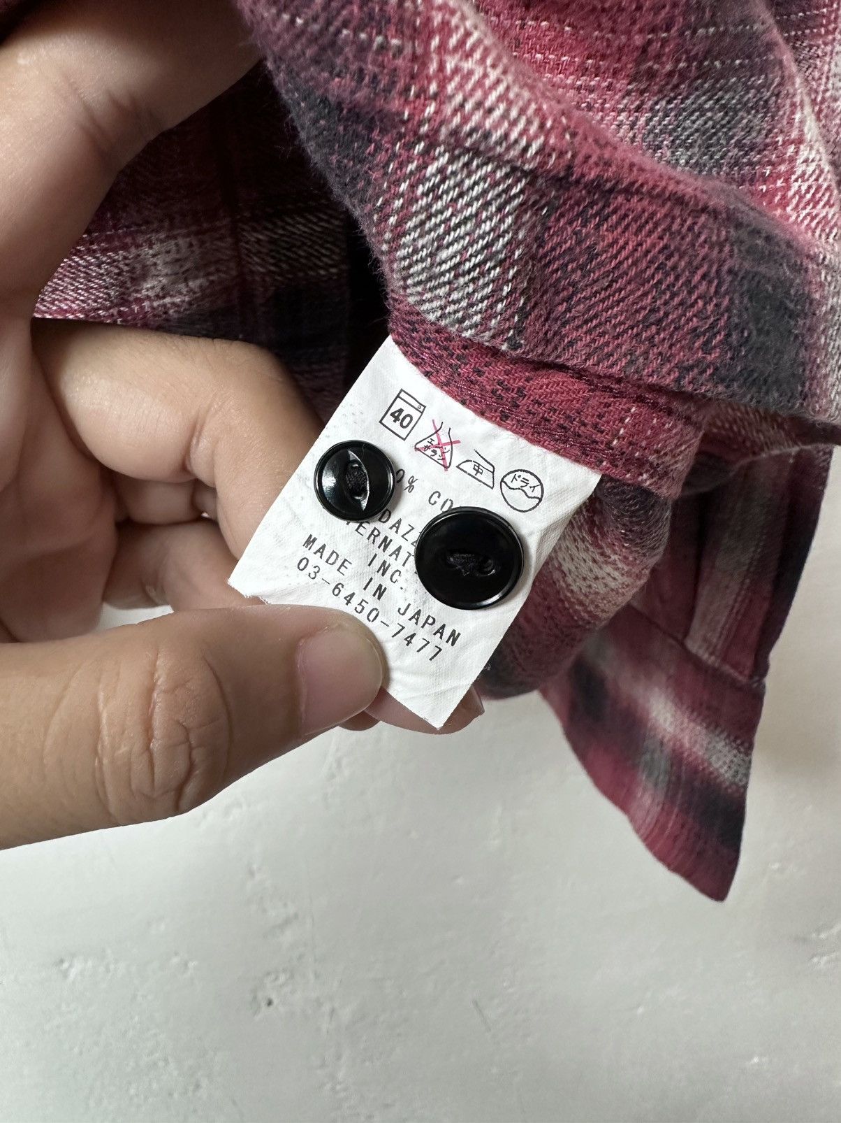 Dry Bones Vintage Dry Bones Plaid Flanel Shirt Size US L / EU 52-54 / 3 - 5 Thumbnail