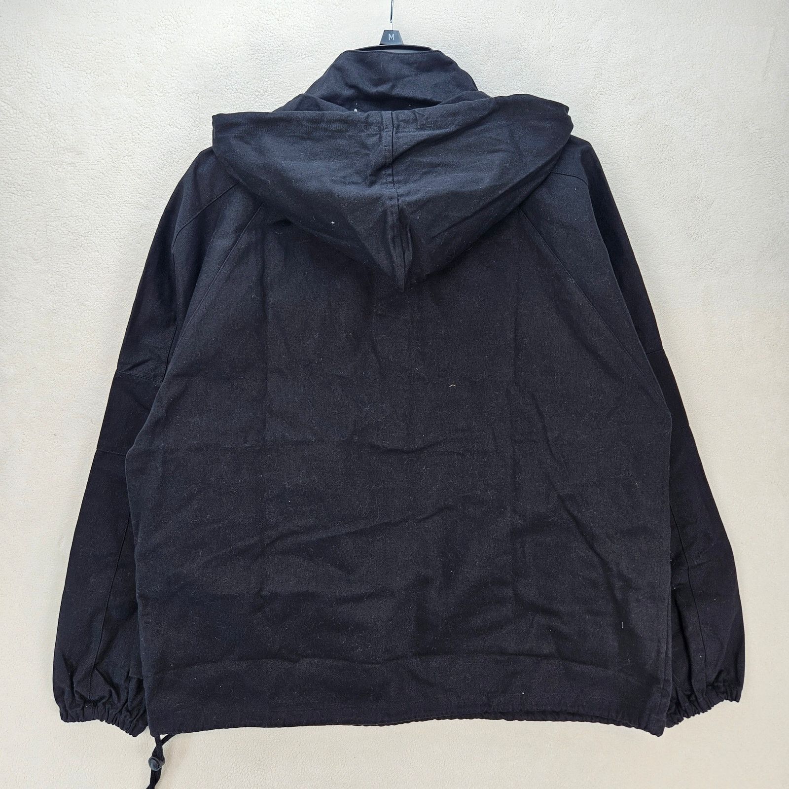 MNML MNML MEN'S MEDIUM COTTON HALF ZIP JACKET BLACK NWT Size US M / EU 48-50 / 2 - 6 Thumbnail