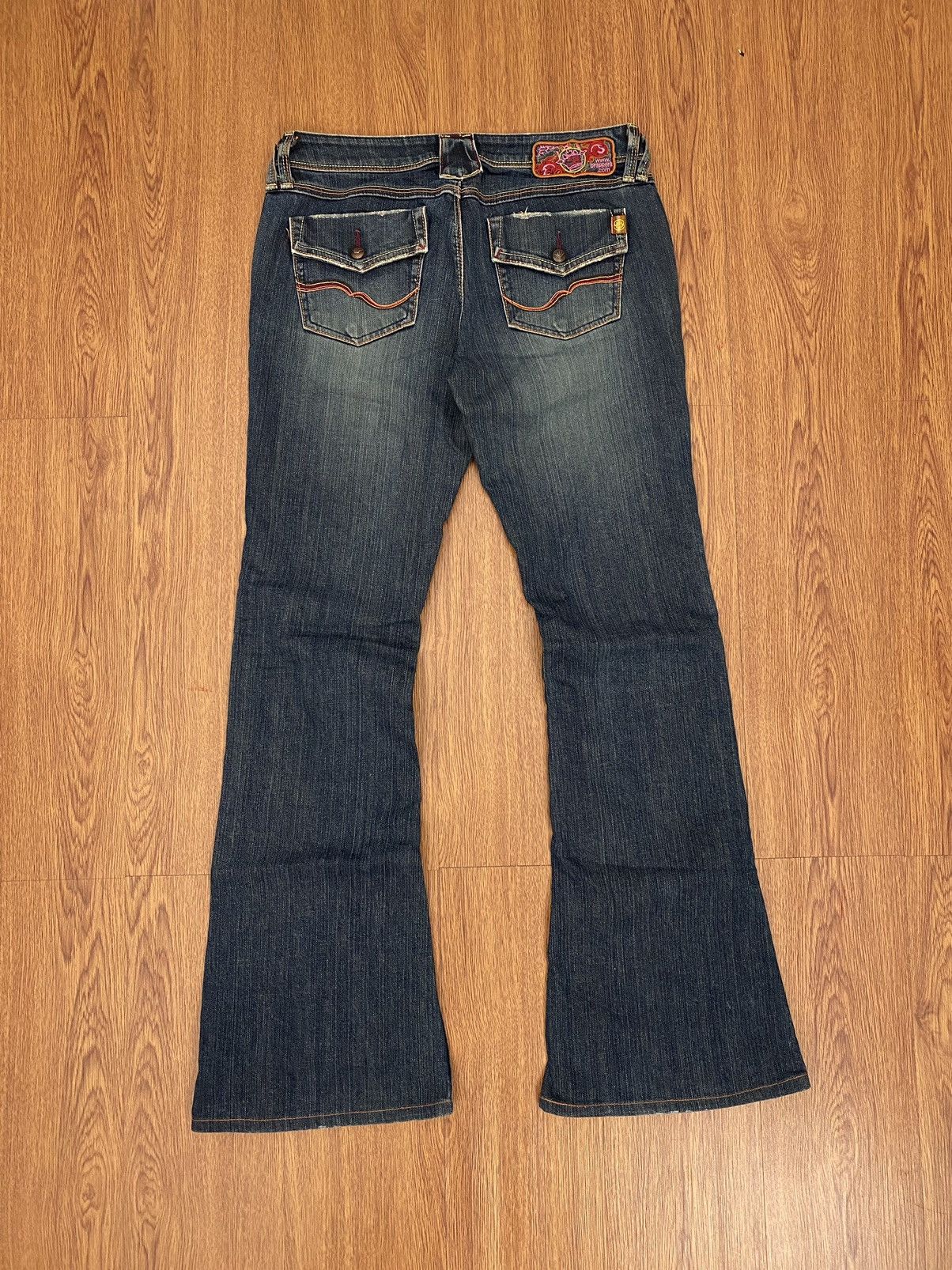If Six Was Nine × Japanese Brand × Le Grande Bleu (L.G.B.) Brappers flare jeans Size US 30 / EU 46 - 2 Thumbnail