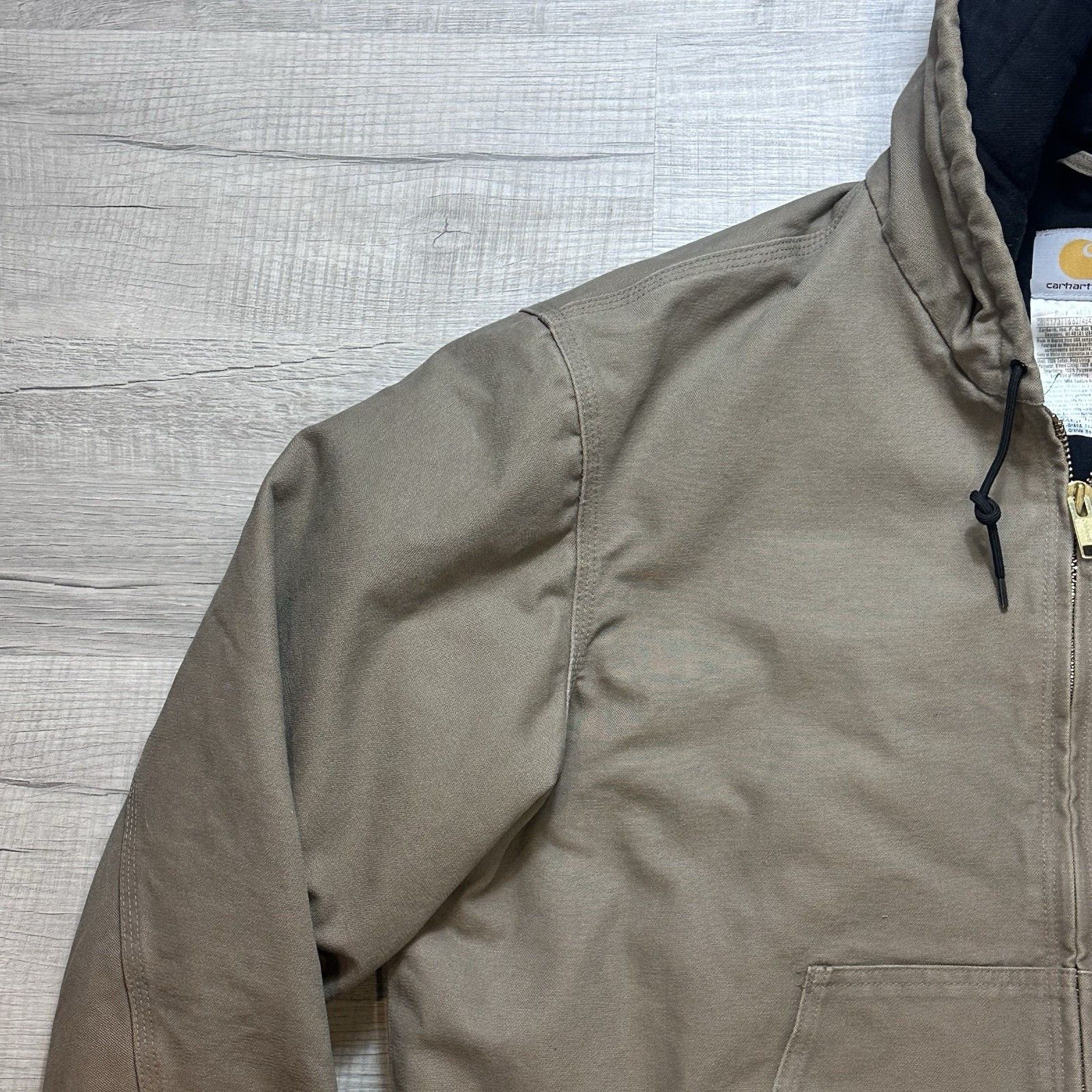 Carhartt Vintage Carhartt Jacket Mens J130 MUS Canvas Quilted Hooded Size US XL / EU 56 / 4 - 6 Thumbnail