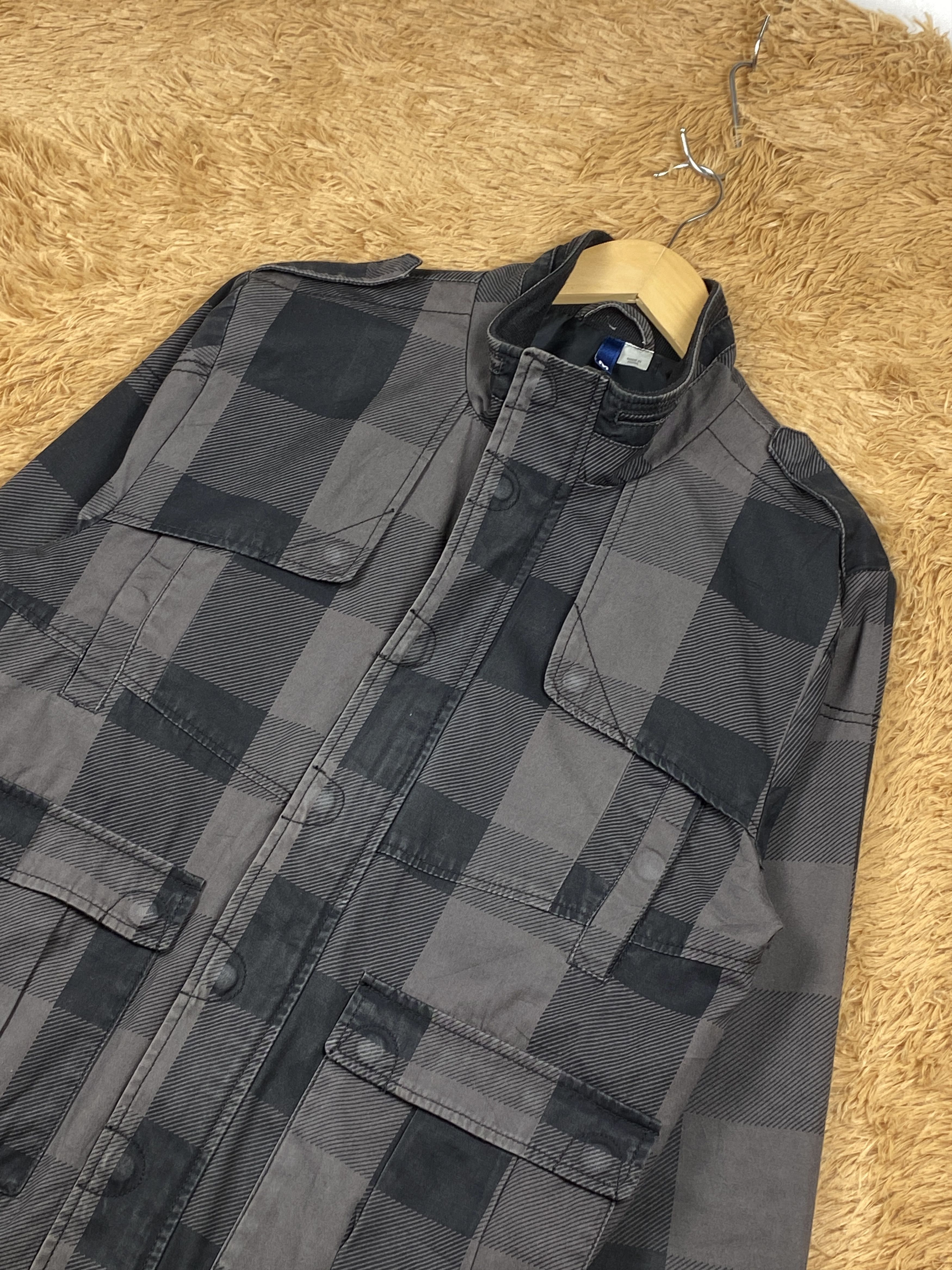 Japanese Brand Vintage Japanese Brand Flannel Zip Up Jacket J1643 Size US S / EU 44-46 / 1 - 2 Thumbnail