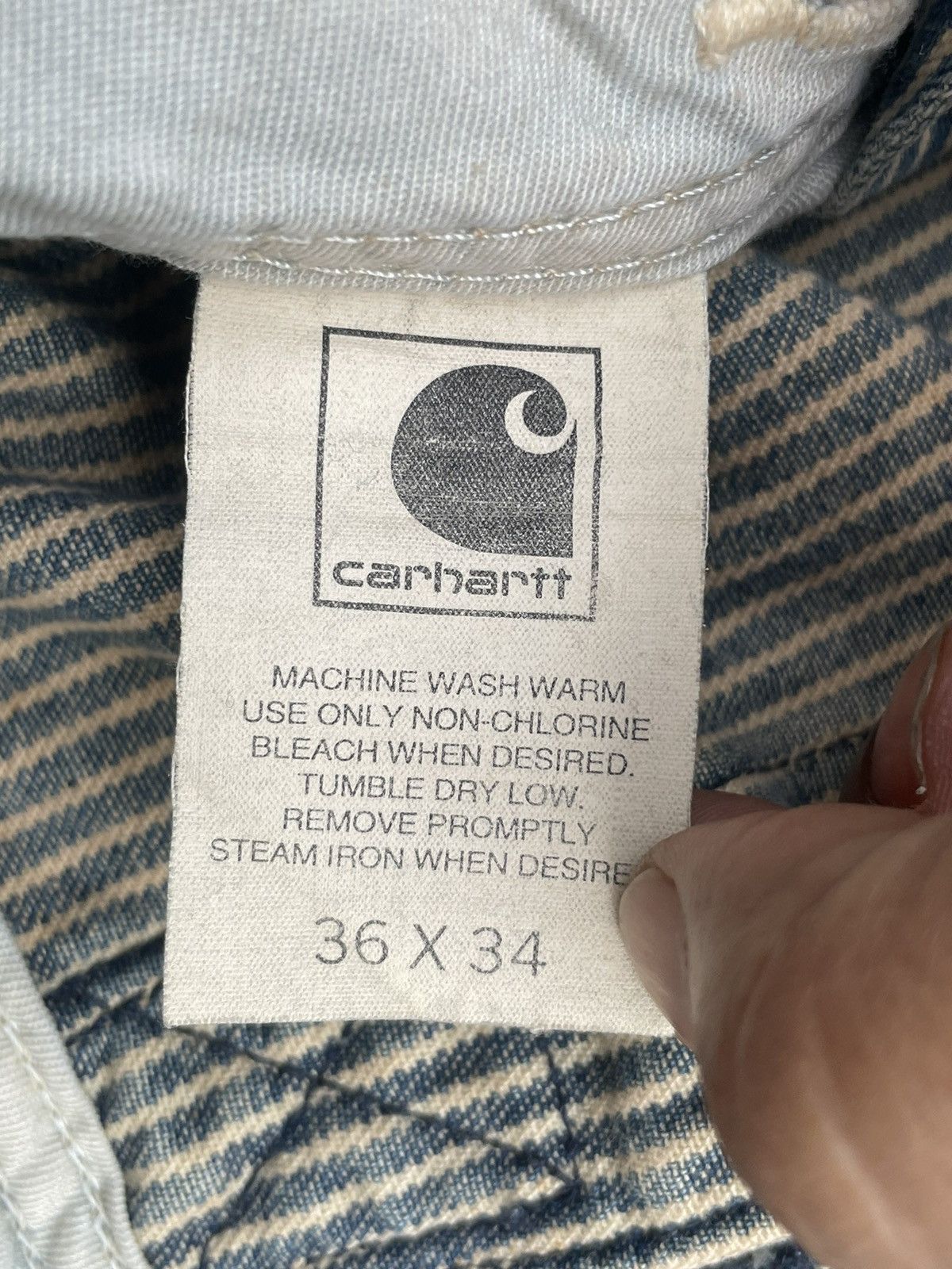 Carhartt Vintage Hickory Carhartt Overall Size US 38 / EU 54 - 21 Thumbnail