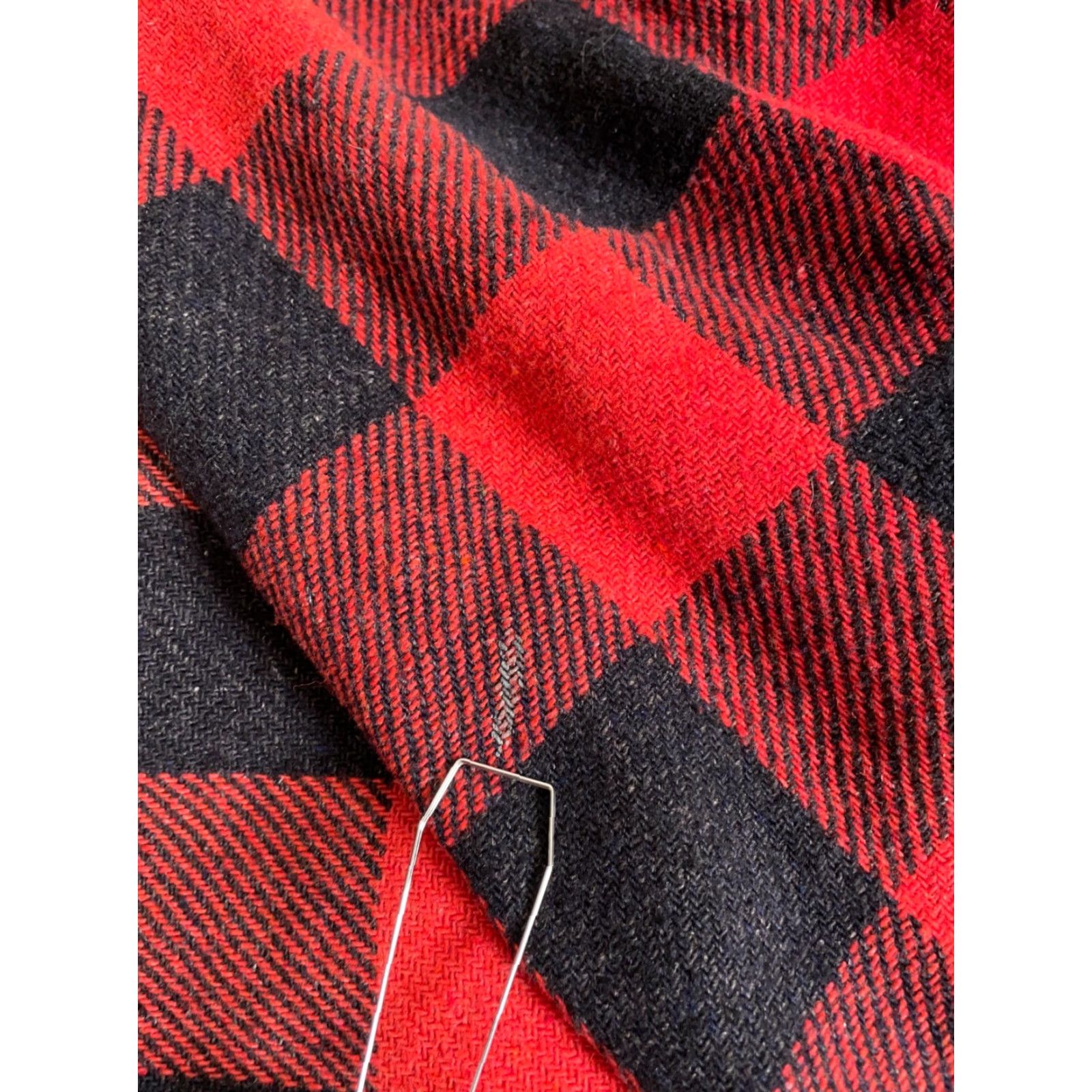 Vintage VINTAGE Wool Linen Flannel Shirt Size US L / EU 52-54 / 3 - 6 Thumbnail