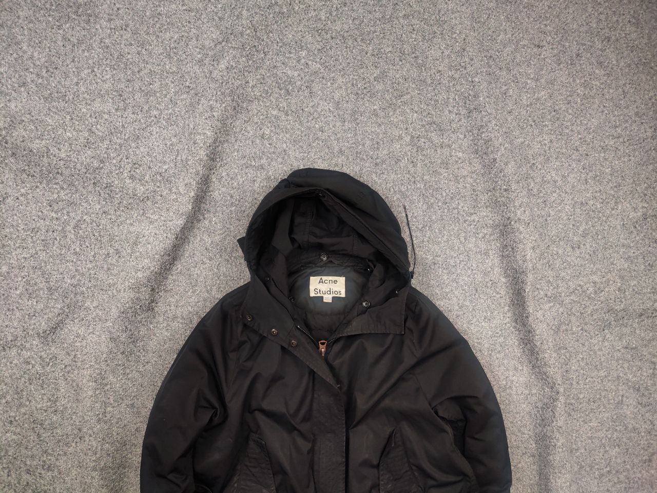 Acne Studios Acne Studios new powder Down Parka Hooded Zip Puffer Jacket Size S / US 4 / IT 40 - 1 Thumbnail