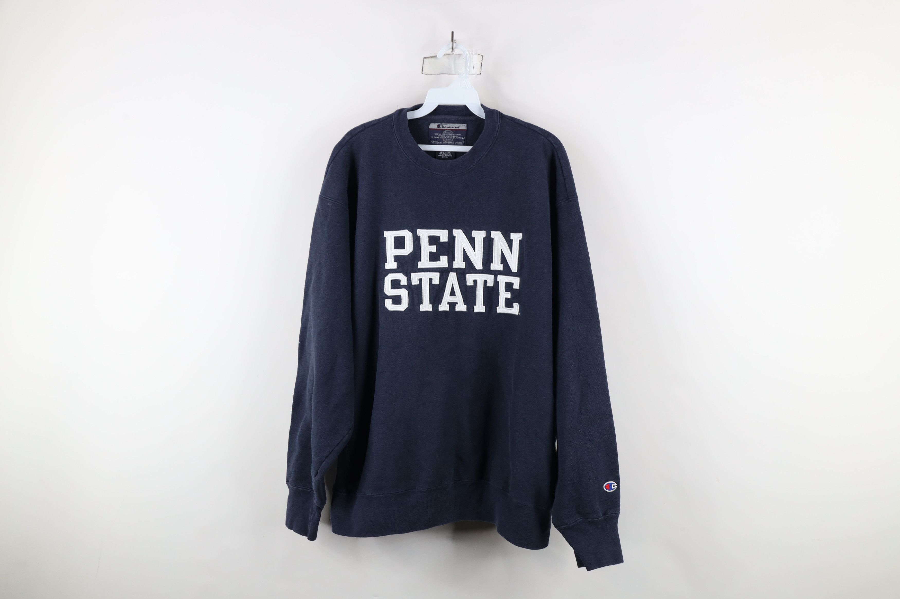 Champion × Vintage Vintage 90s Champion Reverse University Crewneck Sweatshirt Size US XL / EU 56 / 4 - 1 Thumbnail