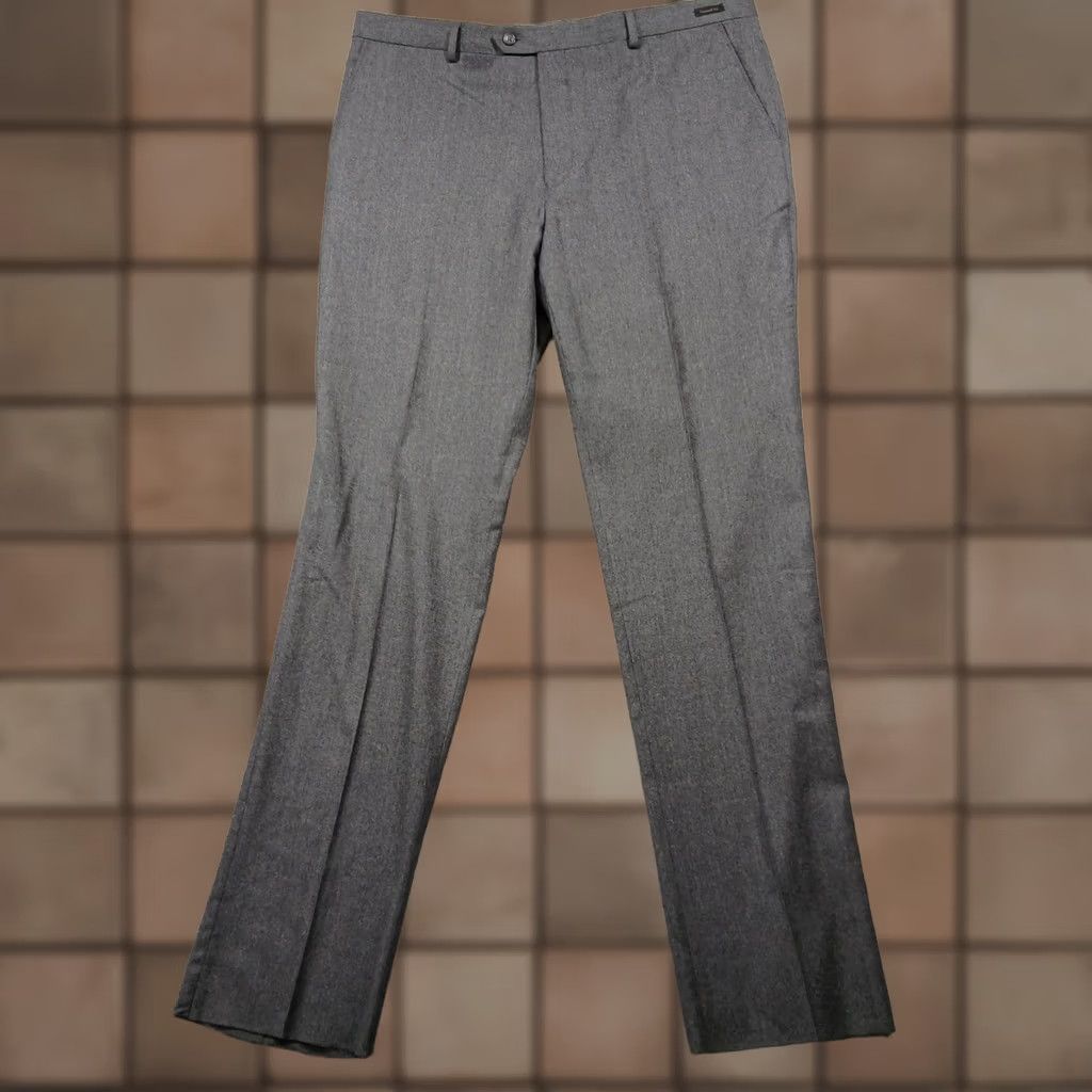 Jos. A. Bank Jos. A. Bank Reserve Pants Men 40R Gray Wool Cashmere Zignone Italy Fabric NWT Size US 40 / EU 56 - 1 Thumbnail