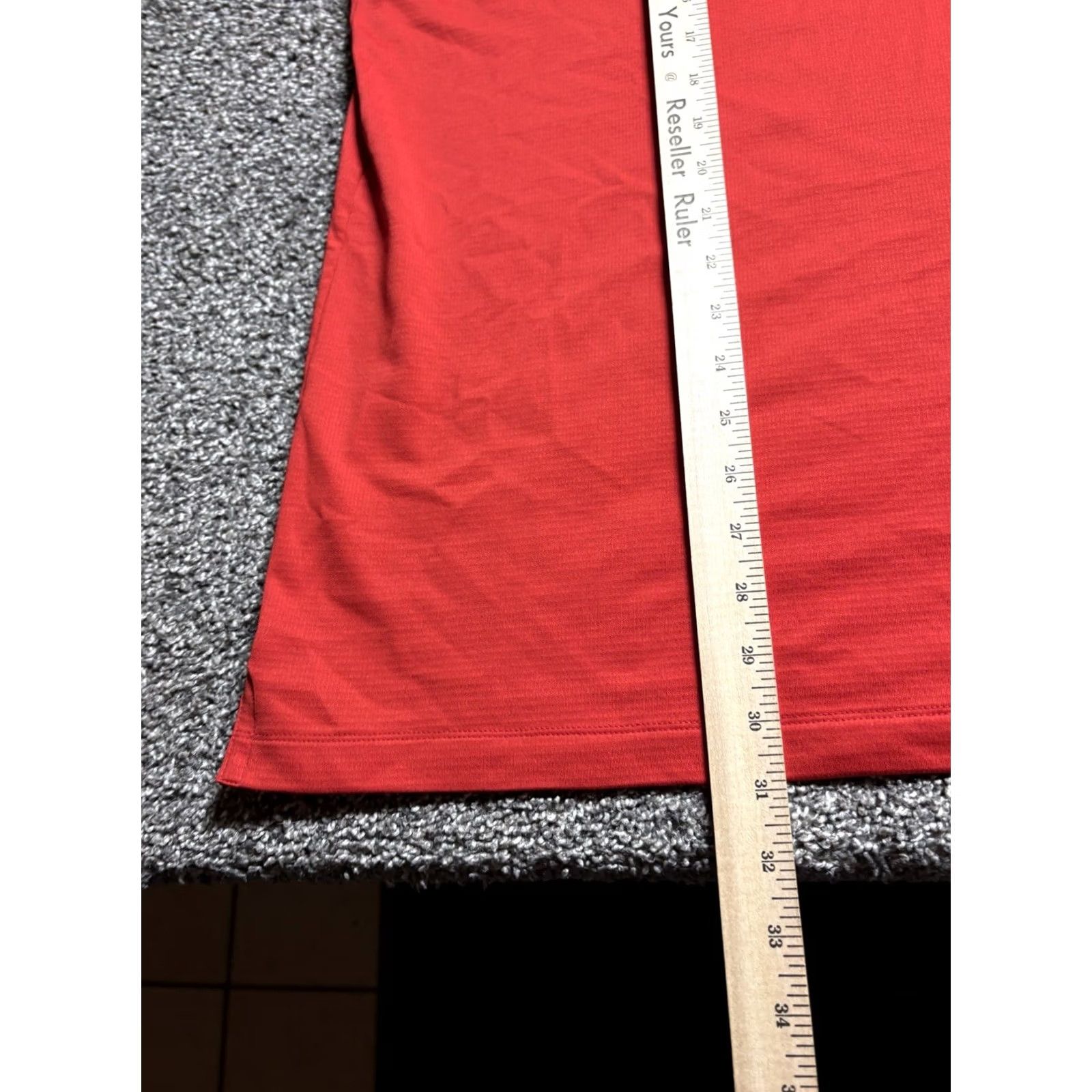 Nike Nike Polo Shirt Mens 3XL Red Dri-FIT Solid Golf Casual Top Size US XXL / EU 58 / 5 - 6 Thumbnail