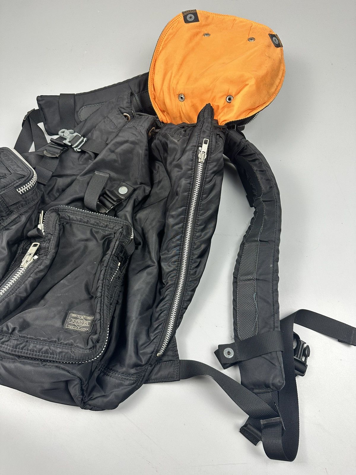 Porter 🔥Rare🔥 Vintage Porter-Yoshida & Co. Tanker Rucksack/Backpack Size ONE SIZE - 11 Thumbnail