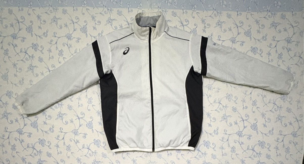 Asics Asics Windbreaker Zipper Light Jacket Streetwear Size US L / EU 52-54 / 3 - 1 Thumbnail