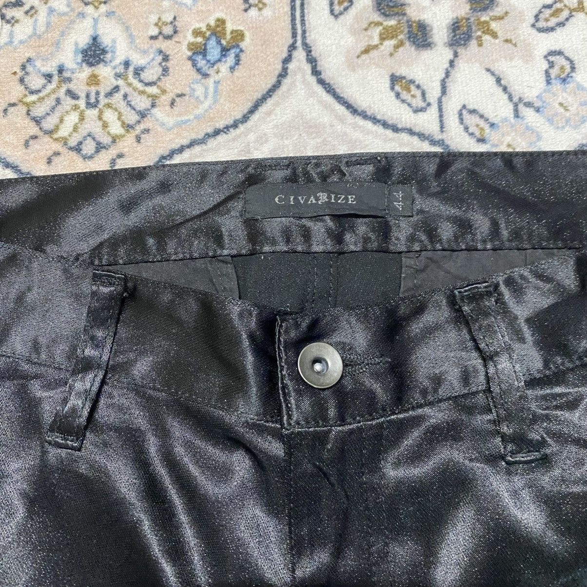 CIVARIZE Civarize Black Metallic Cargo Pants Flare Size US 31 - 22 Thumbnail
