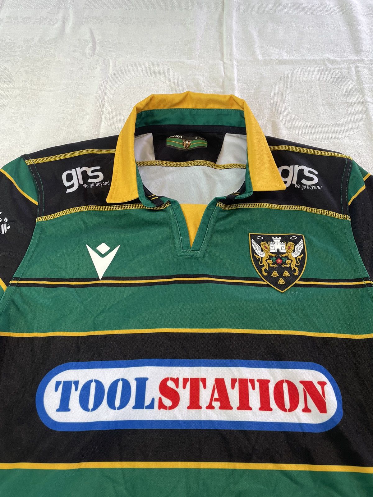 Macron Northampton Saints Rugby Home Shirt 2019/2020 Macron Jersey Size US M / EU 48-50 / 2 - 5 Thumbnail
