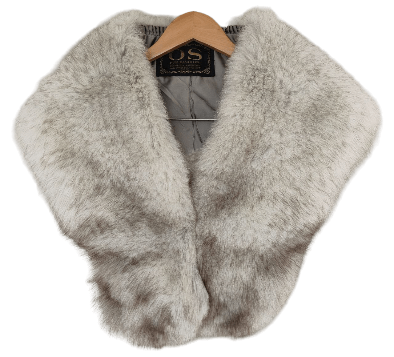 image of Mink Fur Coat Os Japanese Luxury Fur Cape in Beige, Women's (Size Medium)