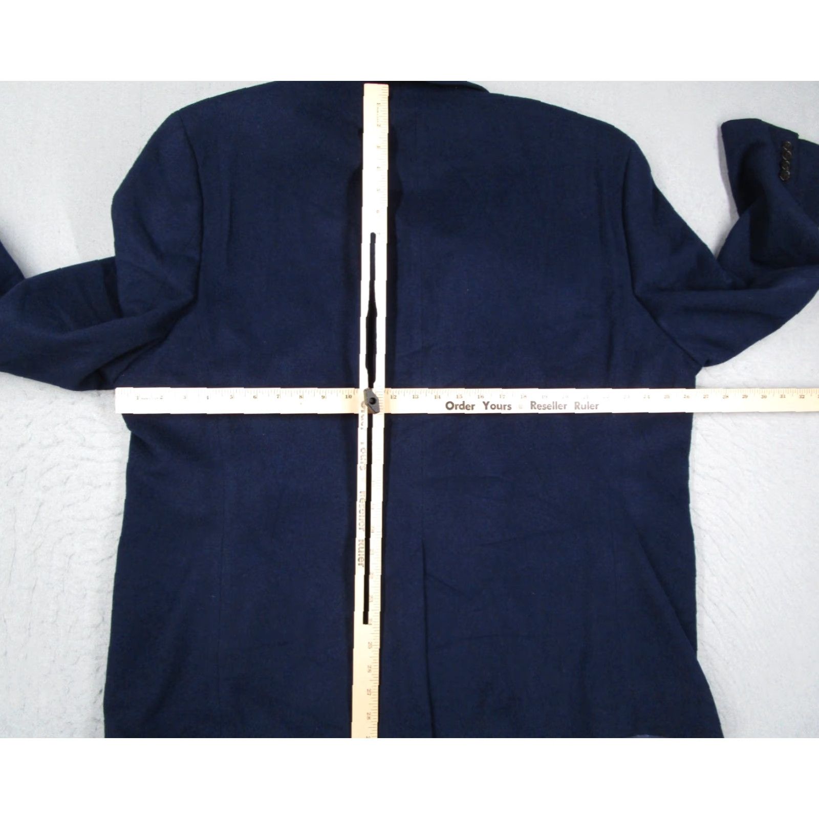 Ralph Lauren Lauren Ralph Lauren Blazer Mens 50 Regular Blue Wool Silk Cashmere Sport Coat Classic Preppy Size 50R - 6 Thumbnail