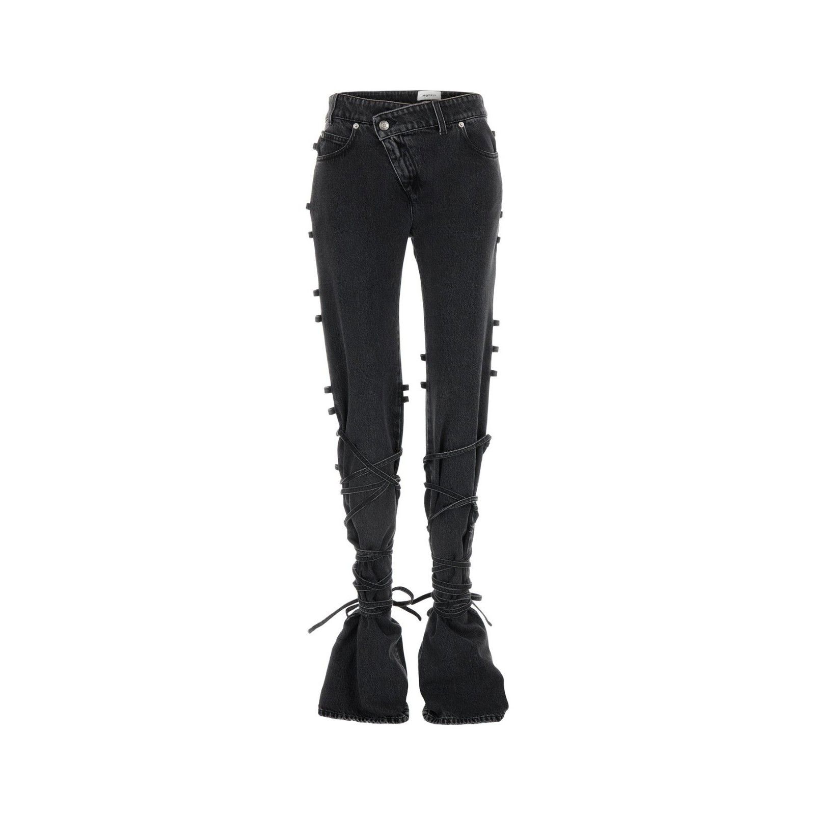 Alexander McQueen Alexander McQueen Coated Black Slim Jeans | Grailed