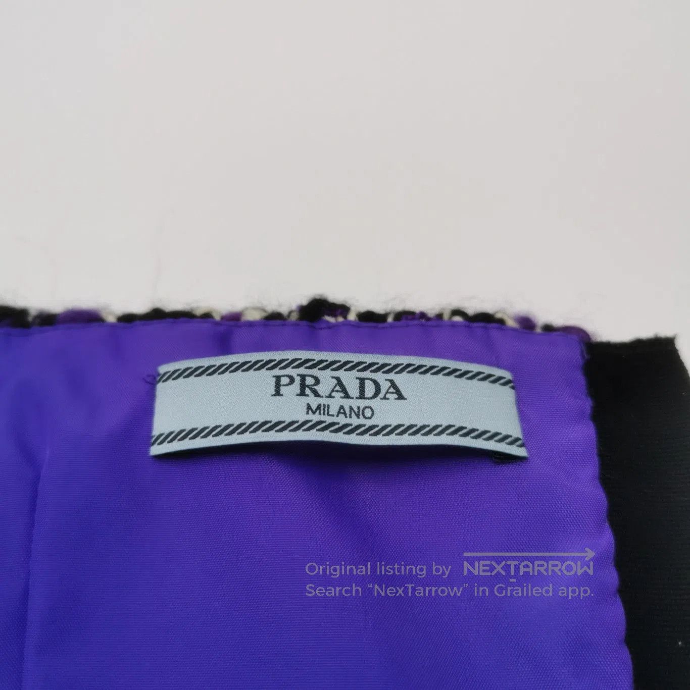 Prada Prada Wool Blend Logo Knit Tube Top . Size S / US 4 / IT 40 - 3 Thumbnail