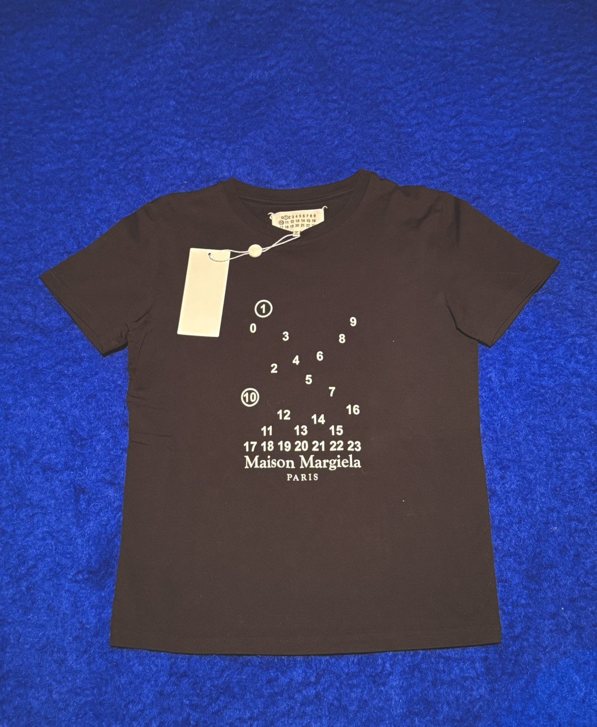 Maison Margiela Numbers Print T-Shirt Black - (M)