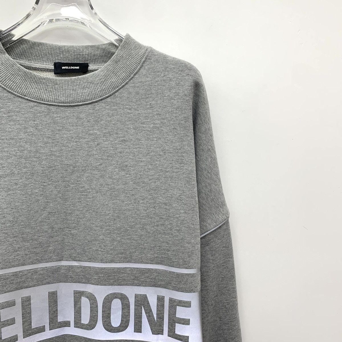 WE11DONE We11done Logo Letter Printed Long Sleeve Sweatshirt K26WX Size US L / EU 52-54 / 3 - 3 Thumbnail