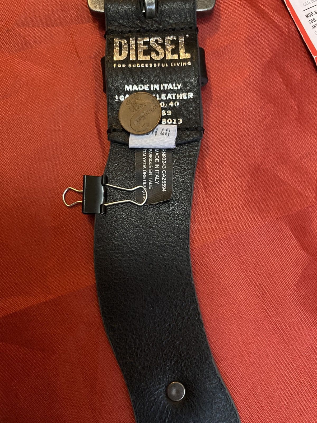 Diesel Diesel B-Metal Alligator Belt – Rare Runway Piece (SS23) Size 40 - 7 Thumbnail