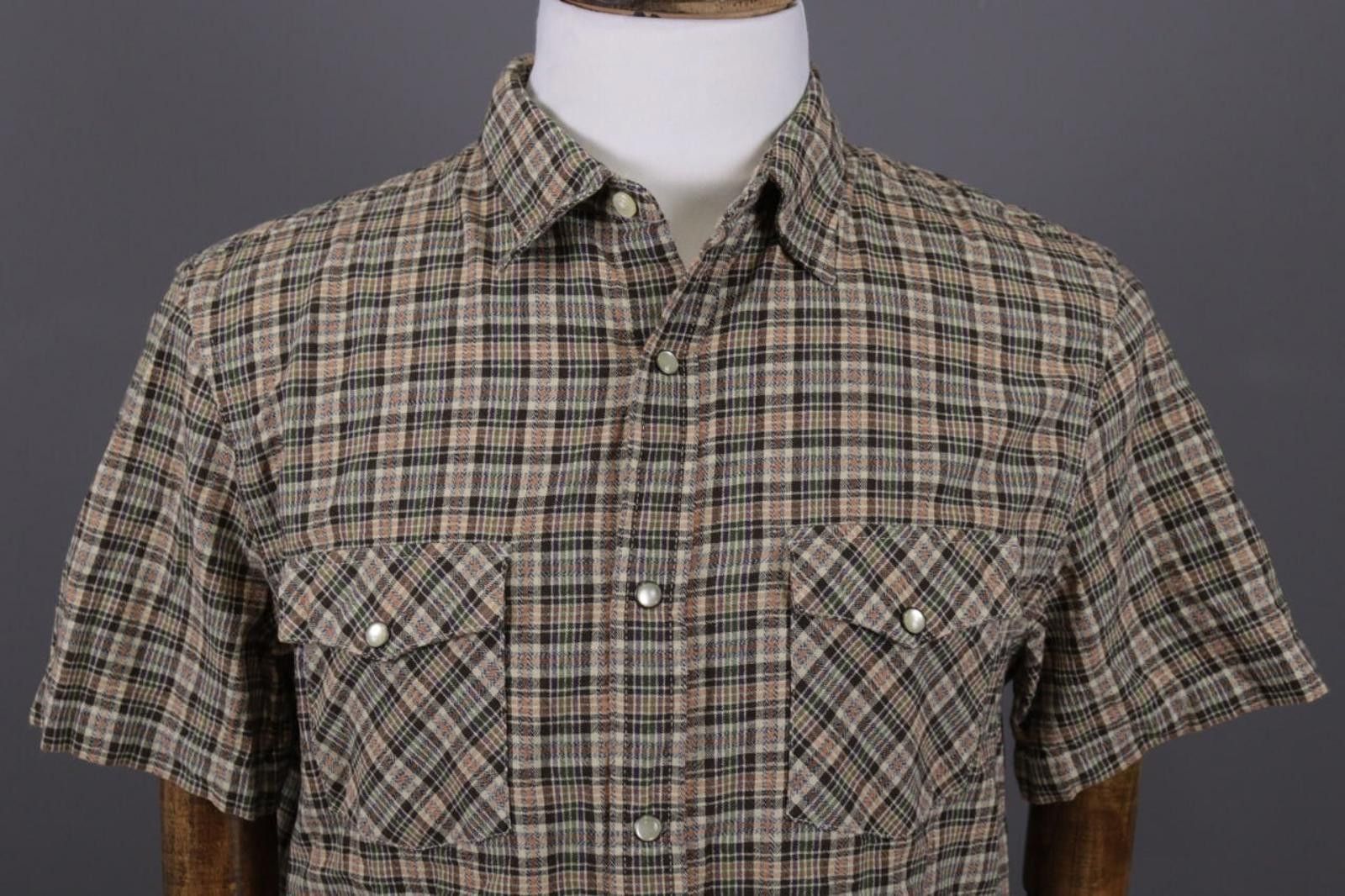 Denim & Supply Ralph Lauren Denim & Supply Ralph Lauren Brown Check Overshirt Shirt Sz L Size US L / EU 52-54 / 3 - 2 Thumbnail
