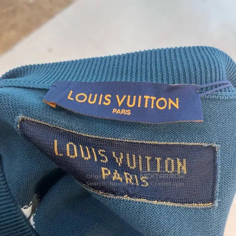 Louis Vuitton Louis Vuitton Women's Dark Green Cotton T. Size M / US 6-8 / IT 42-44 - 3 Thumbnail
