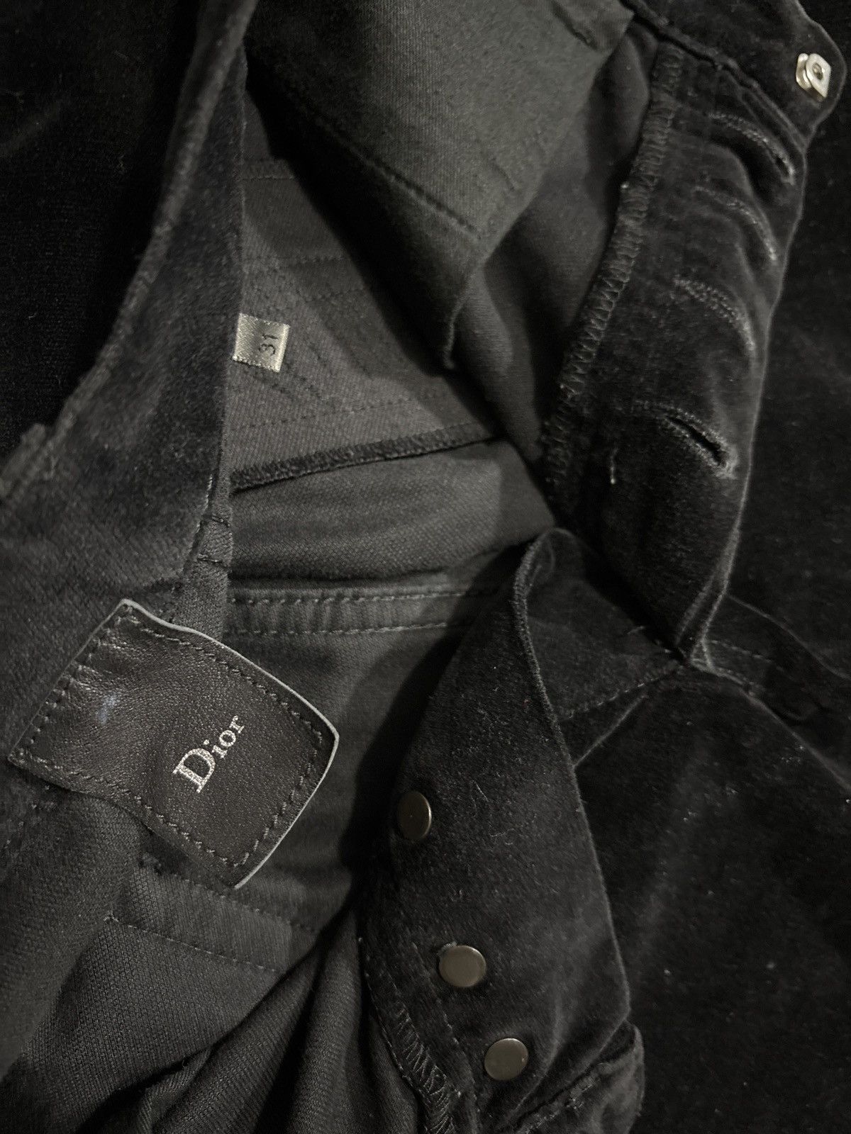 Dior 2005 “In The Morning” Velvet Bootcuts Size US 31 - 6 Thumbnail