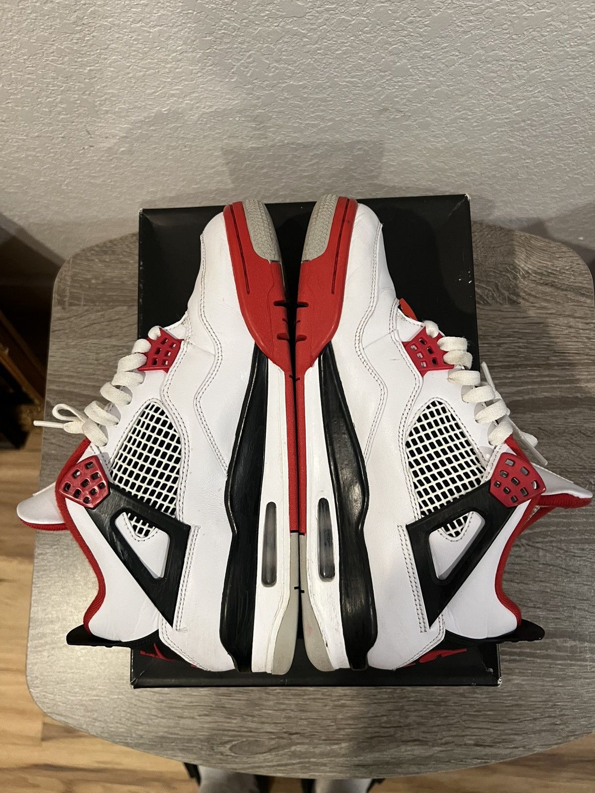 Jordan Brand Jordan 4 Retro Fire Red (2020) Size US 9 / EU 42 - 5 Thumbnail