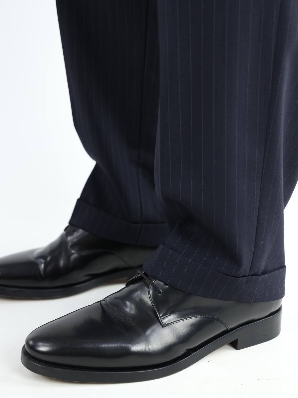 Oscar De La Renta OSCAR DE LA RENTA Striped formal trousers Size 54R - 7 Thumbnail