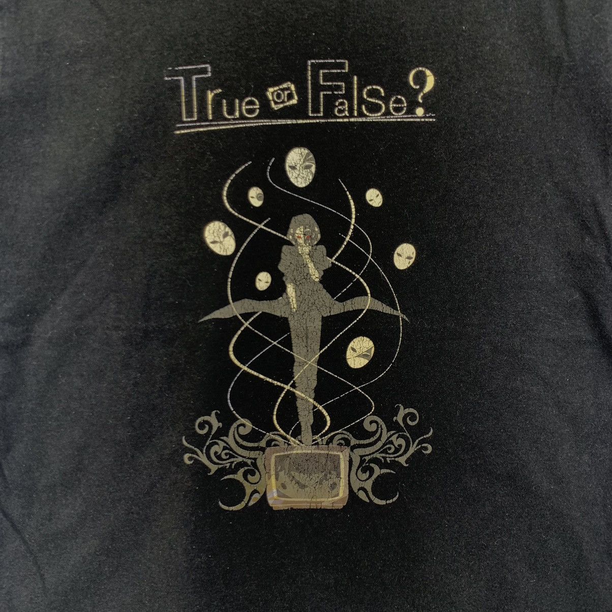 Vintage ANIME KAGEROU PROJECT Manga True False Tee Shirt Top Mixed Size US XS / EU 42 / 0 - 3 Thumbnail